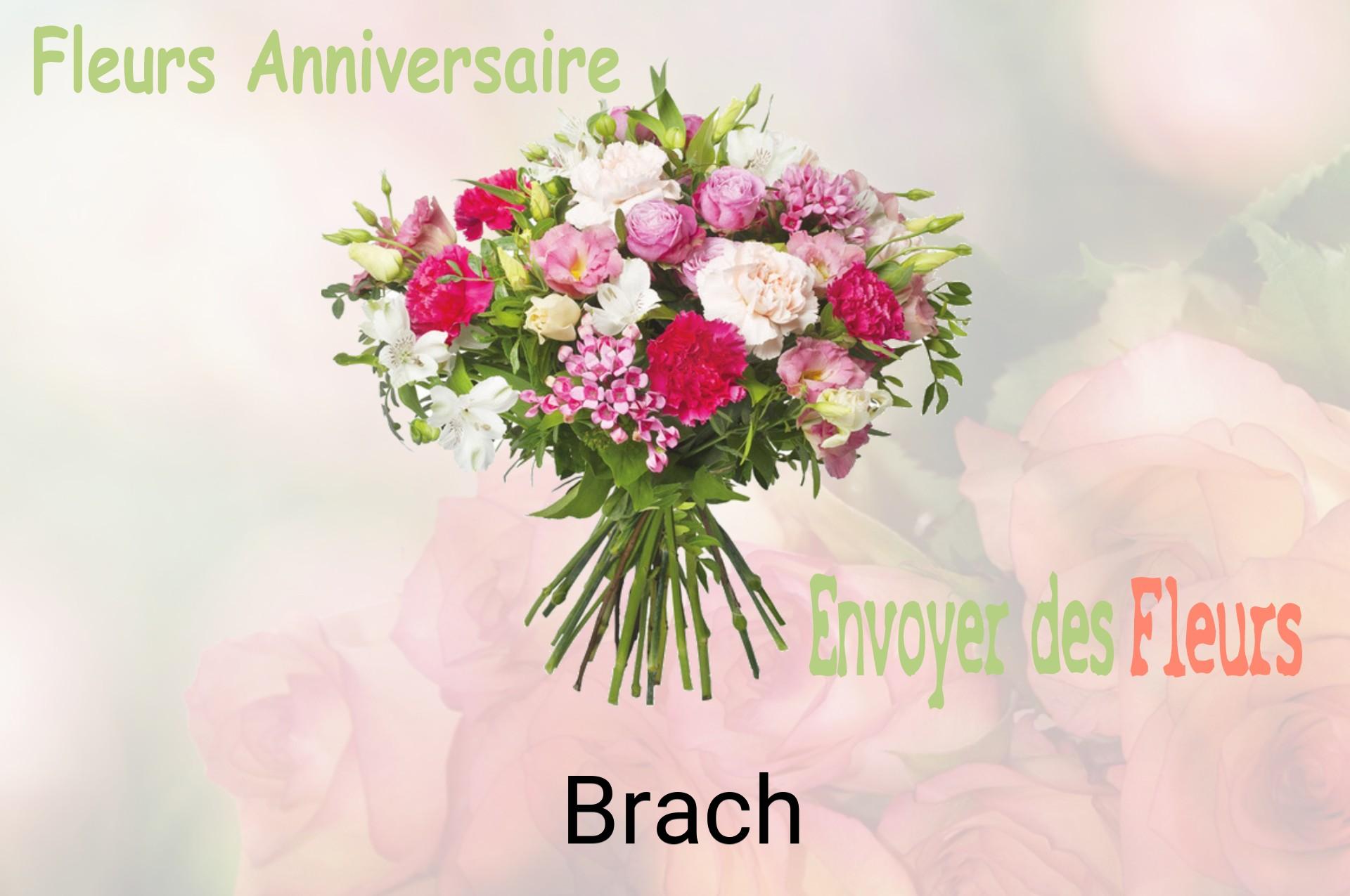 Bouquet de fleurs d’anniversaire livré à Brach